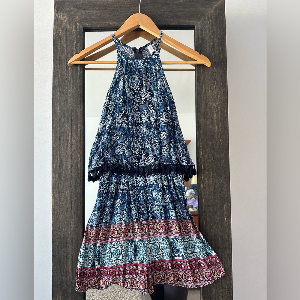 Patterned romper